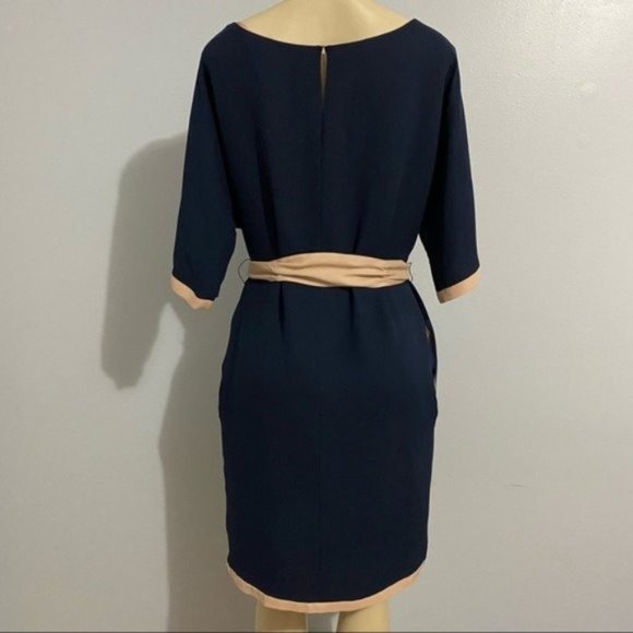 Marc By Marc Jacobs Paloma Contrast Silk Dress S - Picture 6 of 7